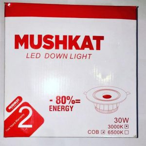 كشاف ليد داون لايت مشكاة 30 واط 220 ابيض