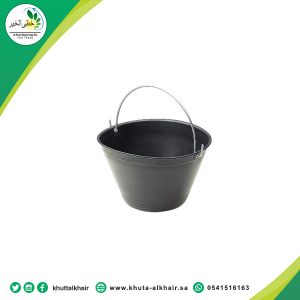 سطل بلاستيك اسود