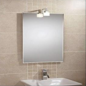 مرايا زجاج مع كشاف 50*70