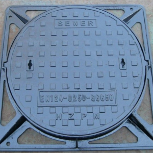 غطاء غرفة تفتيش صحي مقاس متر*متر ثقيل